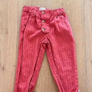 Piupiuchick Checked Red Pants